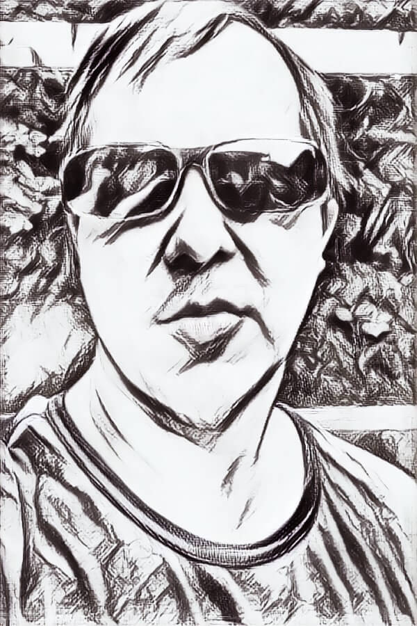 Portrait sketch from a selfie. Remade the photo in the style of rough drawing using my AI art generator.
